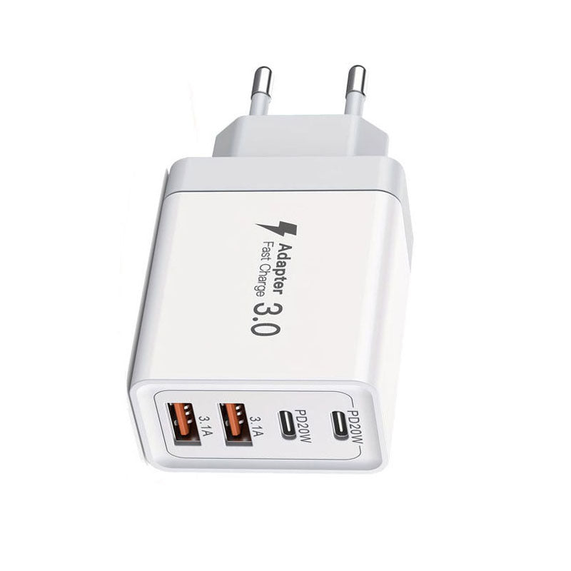 40W Multi-Port Fast Charger | USB-C & USB-A | iPhone & Android Compatible
