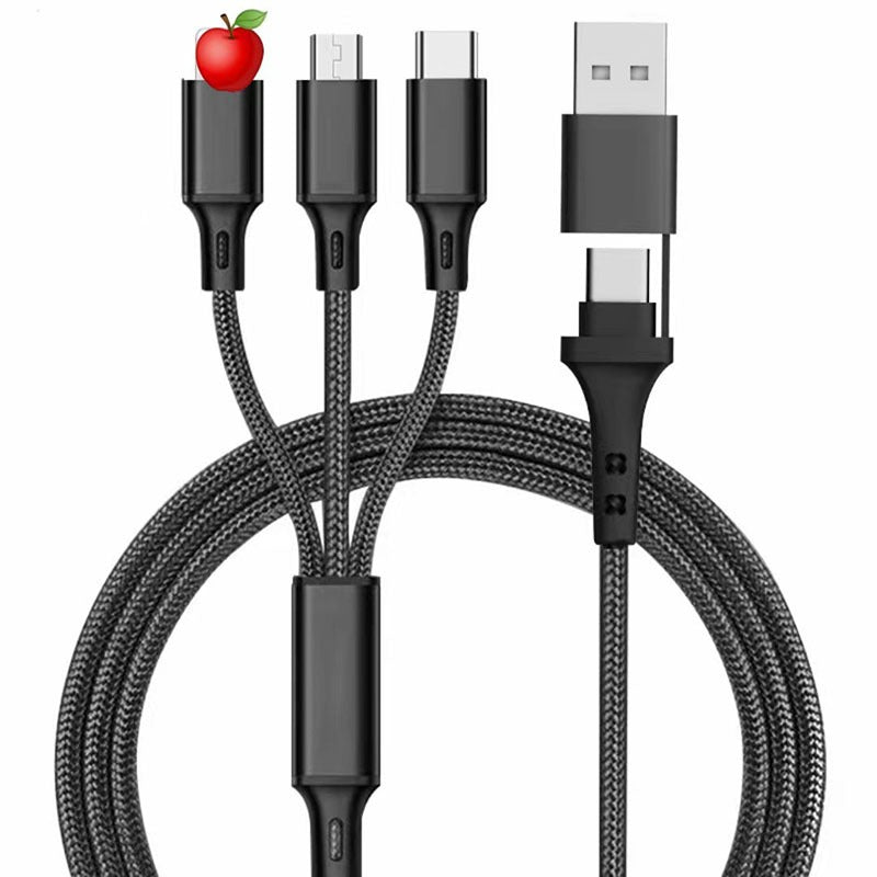 3-in-1 Car Charging Cable | USB-C, Lightning & Micro USB | PD Fast Charge