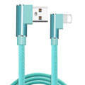 90° Right Angle Fast Charging Cable | USB-C & Lightning | iOS & Android