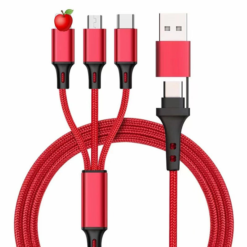 3-in-1 Car Charging Cable | USB-C, Lightning & Micro USB | PD Fast Charge