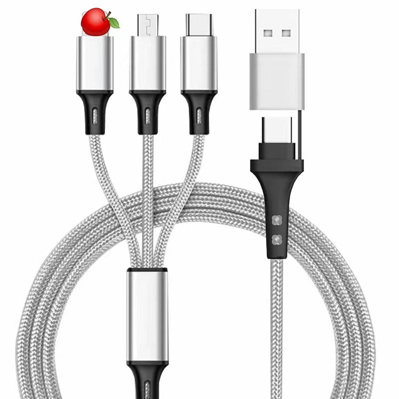 3-in-1 Car Charging Cable | USB-C, Lightning & Micro USB | PD Fast Charge