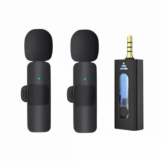 K35 Wireless Lavalier Microphone | Bluetooth 5.3 | Noise Reduction Condenser Mic