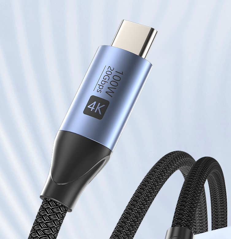 100W USB-C Data & Charging Cable | 4K Screen Mirror | High-Speed Transfer